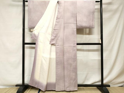 平和屋着物■上質な小紋　青海波文　暈し染め　正絹　逸品　CABF4075ev