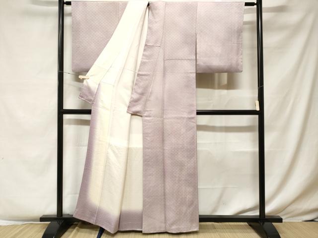 平和屋着物■上質な小紋　青海波文　暈し染め　正絹　逸品　CABF4075ev