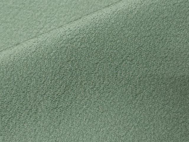 平和屋着物■上質な色無地　柳染色　正絹　逸品　CABF4090ev