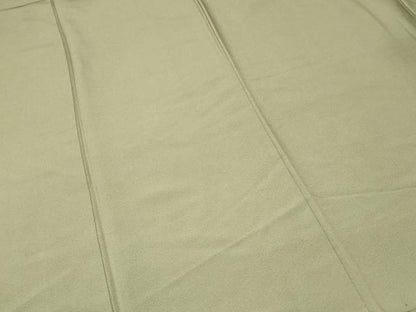 平和屋着物■上質な色無地 山葵色 正絹 逸品 CABF4091ev