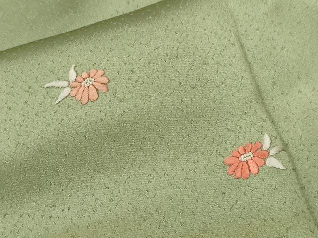 平和屋着物■中国三大刺繍 相良刺繍 訪問着 駒刺繍 松竹梅 暈し染め 金彩 正絹 逸品 未使用 CABF4103ev