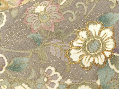 平和屋着物■豪華色留袖 駒刺繍 鳳凰更紗花唐草文 暈し染め 金彩 正絹 逸品 CABF4117ev