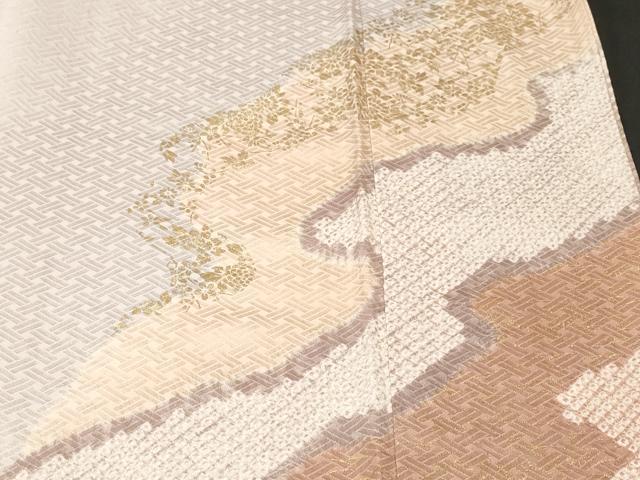 平和屋着物■豪華色留袖 刺繍 絞り 道長草花文 金彩 正絹 逸品 CABF4120ev