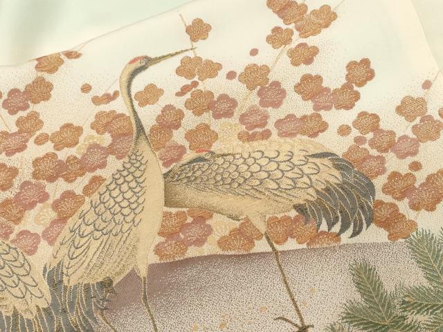 平和屋着物●豪華色留袖　寿光織　栄華春秋園　暈し染め　金糸　正絹　逸品　DABB0667ud 平和屋着物□豪華色留袖 寿光織 大名行列 金糸 正絹 逸品 CABF4965xeの