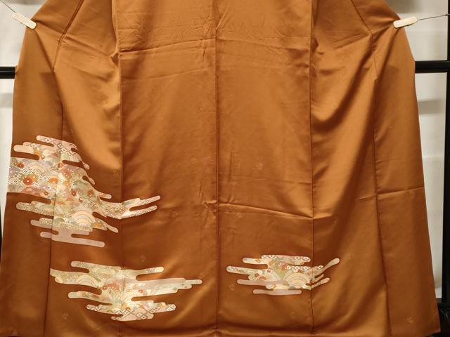 平和屋着物■訪問着　エ霞吉祥花文　金彩　正絹　逸品　CABF4141ev