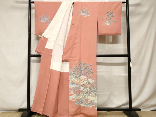 平和屋着物■訪問着 松竹梅御所解文 正絹 逸品 CABF4168ev