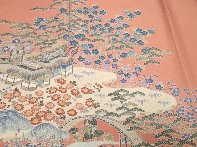 平和屋着物■訪問着 松竹梅御所解文 正絹 逸品 CABF4168ev