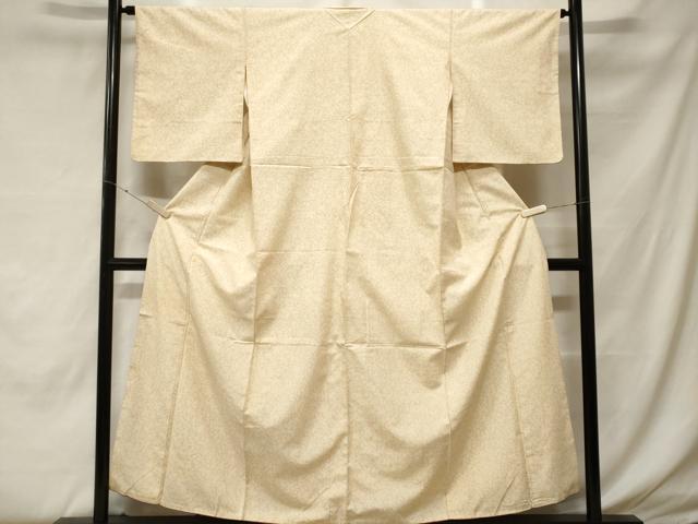 平和屋着物■上質な紬　花尽くし文　正絹　逸品　CABF4173ev