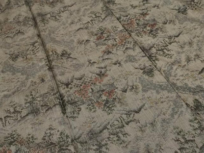 平和屋着物■上質な紬 風景文 正絹 逸品 CABF4180ev