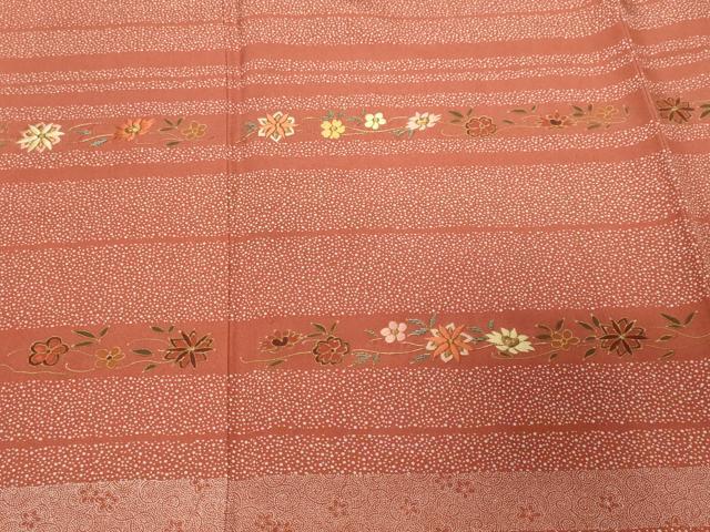 平和屋着物□伝統工芸士 廣瀬雄望 江戸小紋 訪問着 刺繍 あられ