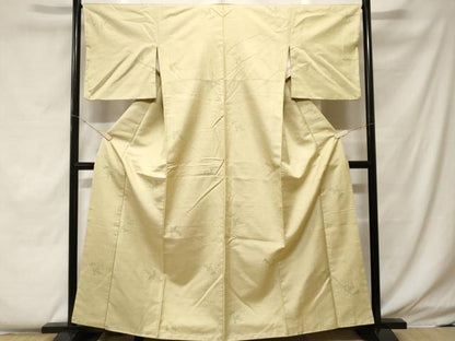 平和屋着物■上質な紬 蔦の葉文 正絹 逸品 CABF4221ev