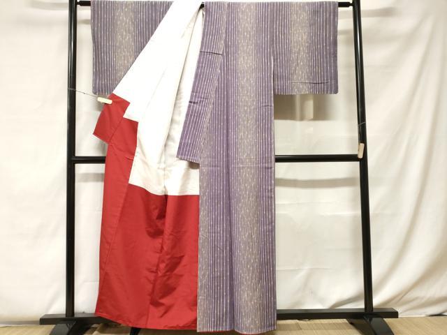 平和屋着物■上質な紬 竹間道 正絹 逸品 未使用 CABF4226ev