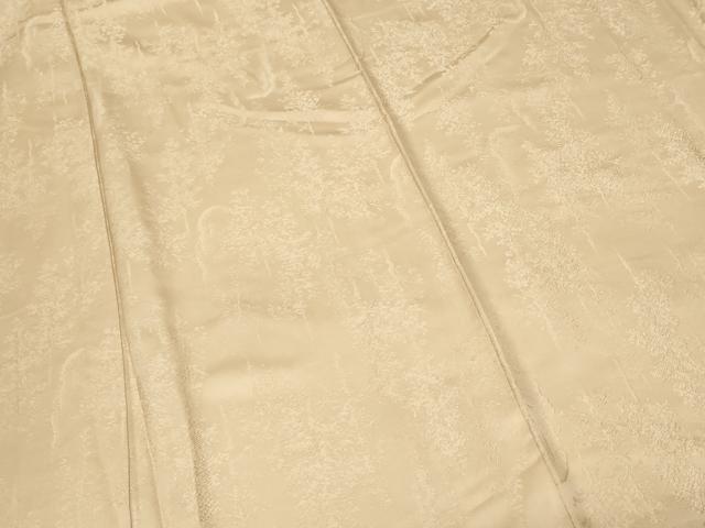 平和屋着物■上質な色無地 樹林地紋 砥粉色 正絹 逸品 CABF4236ev