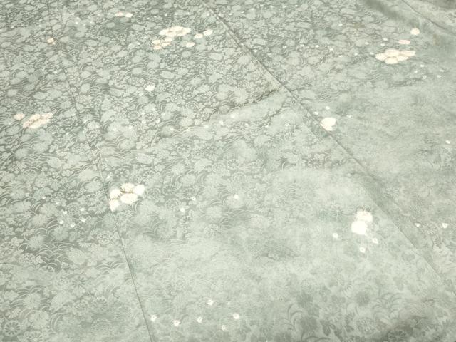 平和屋着物■上質な小紋　絞り　舞花文　金彩　正絹　逸品　CABF4252ev