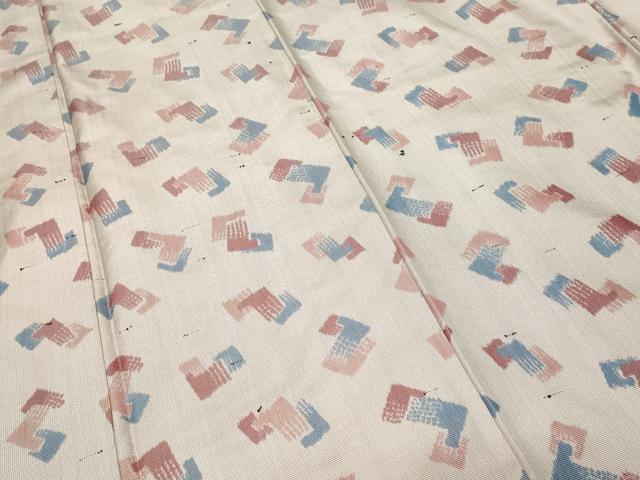 平和屋着物■上質な紬　抽象文　正絹　逸品　CABF4279ev