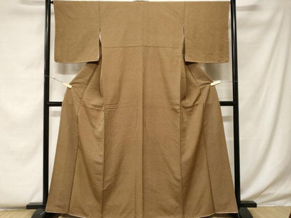 平和屋着物■江戸小紋 紗綾形文様 正絹 逸品 CABF4297ev