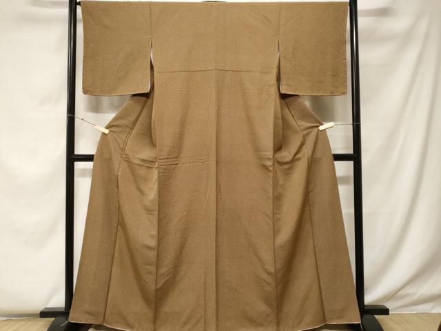 平和屋着物■江戸小紋 紗綾形文様 正絹 逸品 CABF4297ev