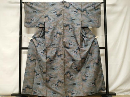 平和屋着物■本場大島紬 7マルキ 吉祥文 正絹 逸品 CABF4299ev