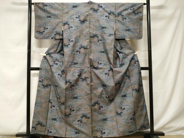 平和屋着物■本場大島紬 7マルキ 吉祥文 正絹 逸品 CABF4299ev