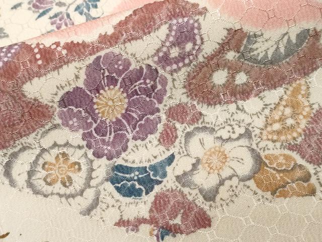 平和屋着物■上質な小紋 辻が花 暈し染め 金彩 正絹 逸品 CABF4304ev