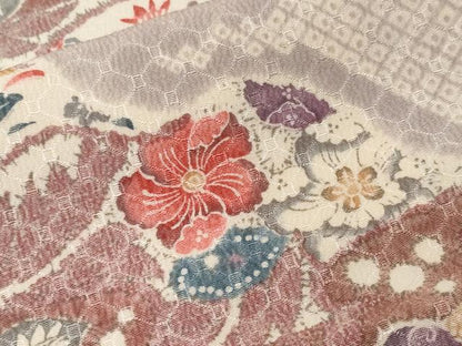 平和屋着物■上質な小紋 辻が花 暈し染め 金彩 正絹 逸品 CABF4304ev