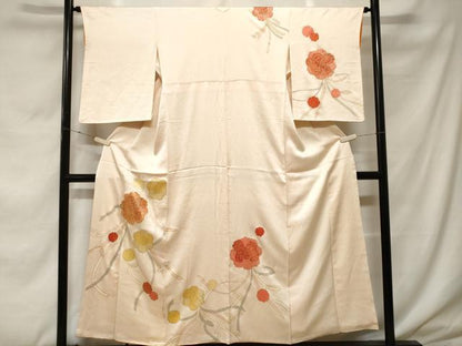 平和屋着物■訪問着 駒刺繍 くす玉 金彩 正絹 逸品 CABF4305ev