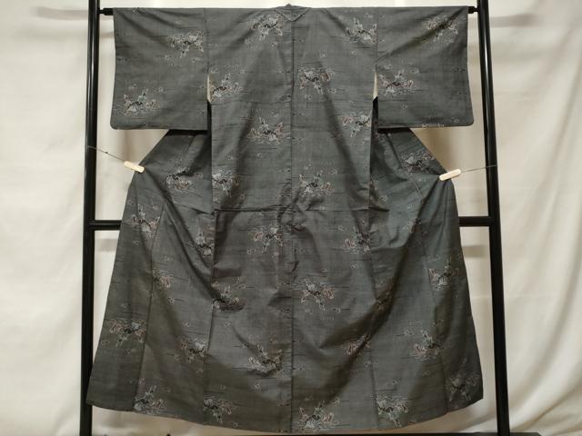 平和屋着物■本場大島紬 7マルキ 遠山霞文 正絹 逸品 CABF4311ev