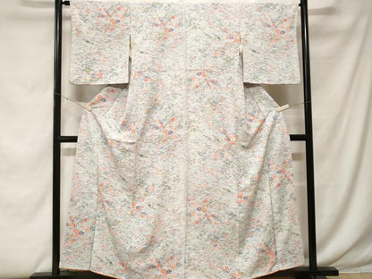 平和屋着物■上質な小紋　風景文　正絹　逸品　CABF4339ev