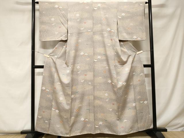 平和屋着物■上質な小紋　松竹梅文　暈し染め　金彩　正絹　逸品　CABF4352ev 平和屋着物□上質な小紋 枝梅文 暈し染め 正絹 逸品 CABF4169evの通販