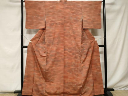 平和屋着物■虹色創家　本郷大田子　小紋　霞文　暈し染め　正絹　逸品　CABF4362ev