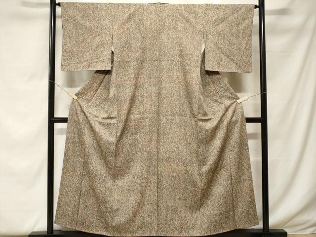 平和屋着物■上質な小紋 霞文 正絹 逸品 CABF4373ev