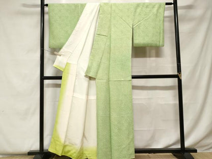 平和屋着物■大変加工の良い総絞り小紋 正絹 逸品 CABF4380ev