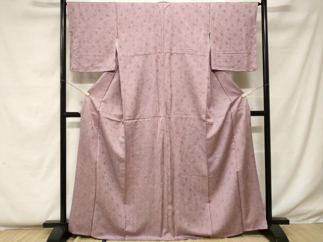 平和屋着物□上質な小紋 舞花文 暈し染め 正絹 逸品 未使用