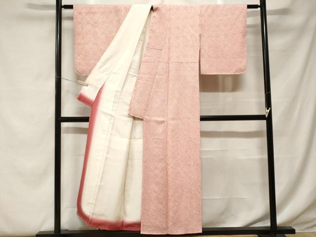 平和屋着物■大変加工の良い総絞り小紋 正絹 逸品 CABF4383ev