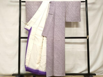 平和屋着物■大変加工の良い総絞り小紋 正絹 逸品 CABF4385ev
