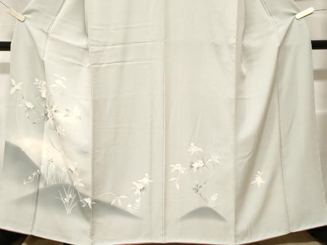 平和屋着物■訪問着 遠山枝花文 暈し染め 正絹 逸品 CABF4398ev