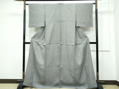 平和屋着物▽江戸小紋 単衣 幾何学文様 正絹 逸品 未使用 CABF4413rv