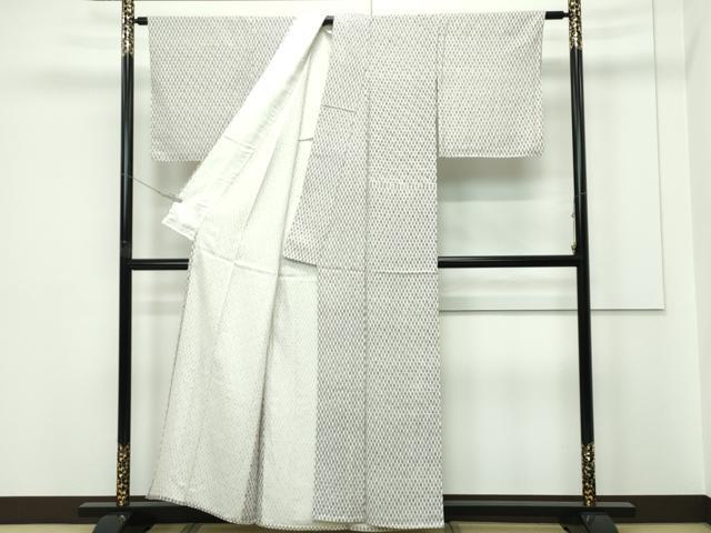 平和屋着物▽上質な小紋　単衣　小花文　正絹　逸品　未使用　CABF4417rv 平和屋着物▽上質な小紋 単衣 小花文 正絹 逸品 未使用 CABF4417rv