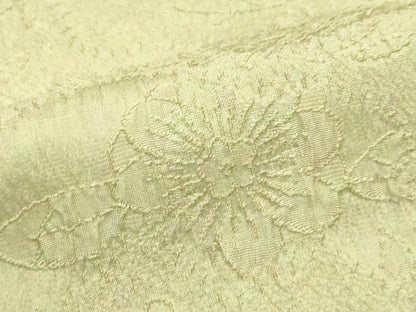 平和屋着物▽上質な小紋　単衣　辻が花地紋　正絹　逸品　CABF4425rv