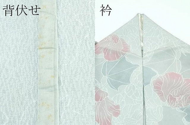 平和屋着物▽上質な小紋 単衣 花尽くし 正絹 逸品 CABF4431rv