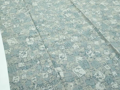 平和屋着物▽上質な小紋　単衣　色紙重ね　正絹　逸品　CABF4470rv