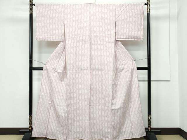 平和屋着物▽洗える最高級着物　＜英＞はなぶさ謹製　小紋　単衣　立涌文様　CABF4474rv