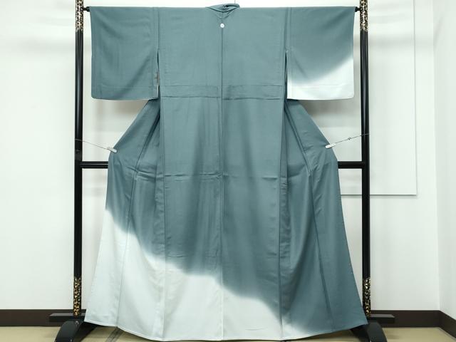 平和屋着物▽訪問着　単衣　暈し染め　洗える着物　CABF4477rv