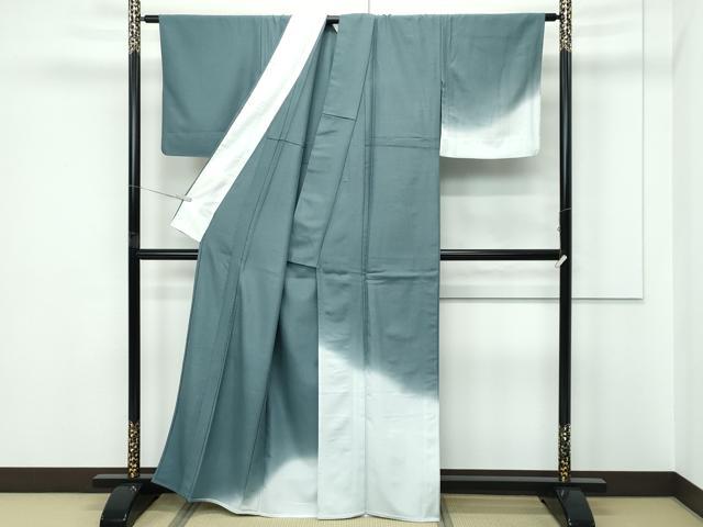 平和屋着物▽訪問着　単衣　暈し染め　洗える着物　CABF4477rv