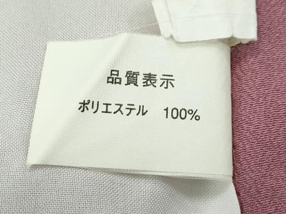 平和屋着物▽色無地　単衣　長春色　洗える着物　CABF4499rv