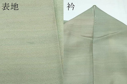 平和屋着物▽上質な小紋　単衣　霞色　正絹　逸品　CABF4517rv