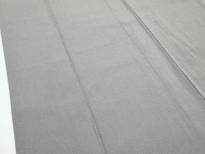 平和屋着物▽服部光廣　江戸小紋　単衣　毛万筋　紫鳶色×桔梗鼠色　反端付き　正絹　逸品　CABF4519rv