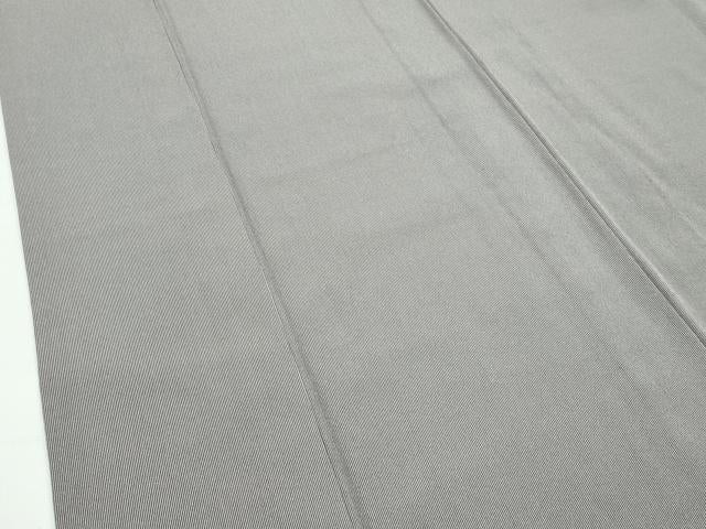 平和屋着物▽服部光廣　江戸小紋　単衣　毛万筋　紫鳶色×桔梗鼠色　反端付き　正絹　逸品　CABF4519rv