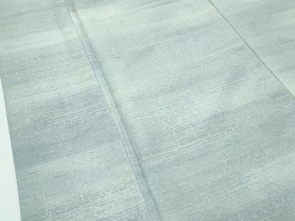 平和屋着物▽上質な紬　単衣　霞文　正絹　逸品　CABF4525rv