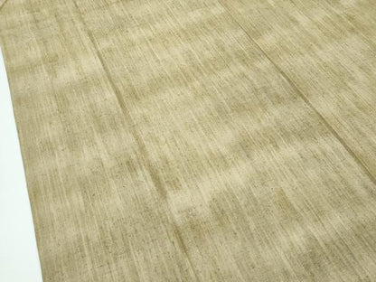 平和屋着物▽上質な紬　単衣　霞文　正絹　逸品　CABF4541rv